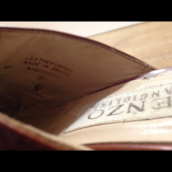 Enzo Angiolini Soft Leather Slides - Picture 3 of 3